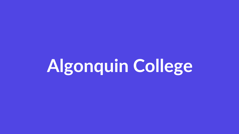 Algonquin College logo placeholder
