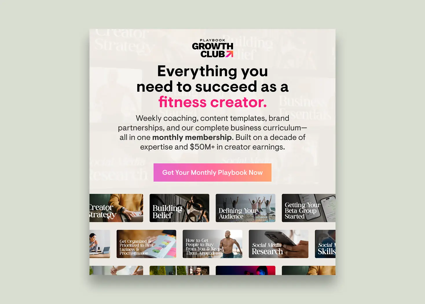 Playbook Creator Acquisition Campaign