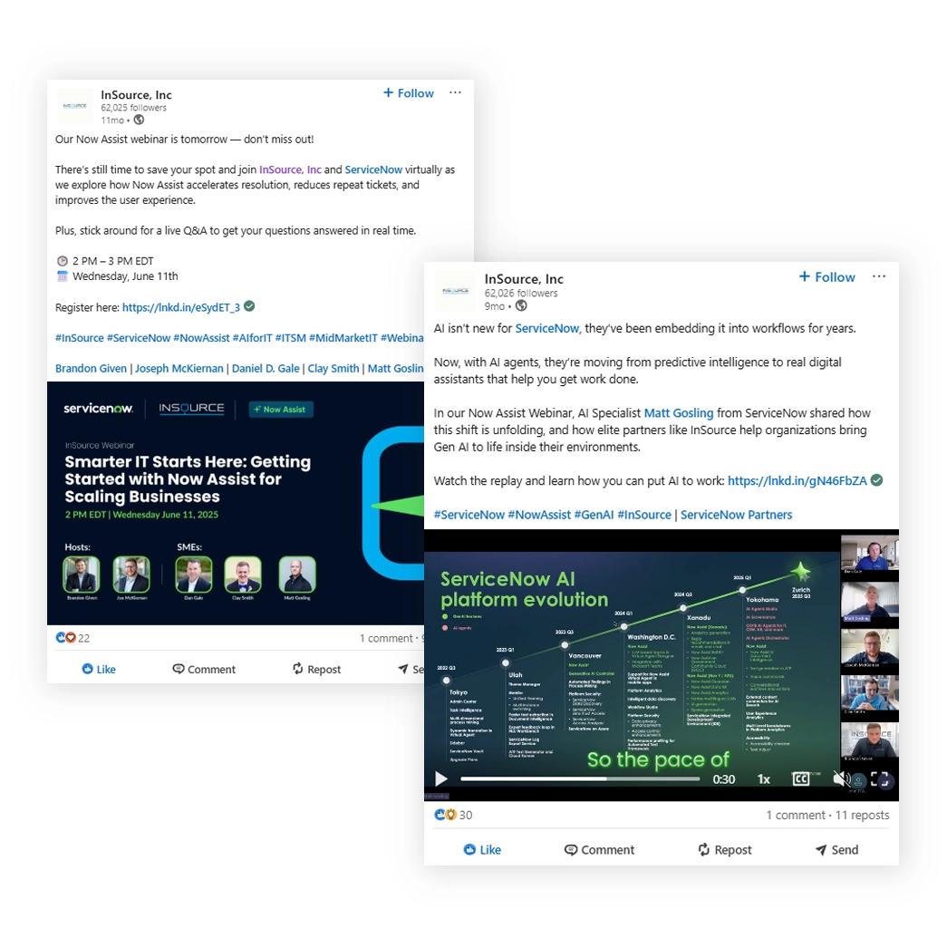  InSource B2B Webinar Campaign