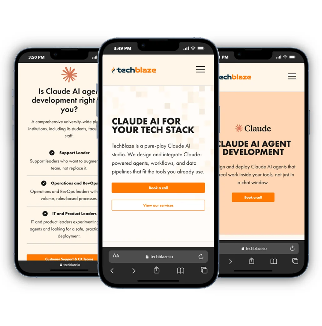 TechBlaze Brand Identity & Website