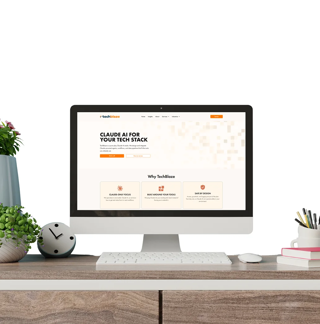 TechBlaze Brand Identity & Website