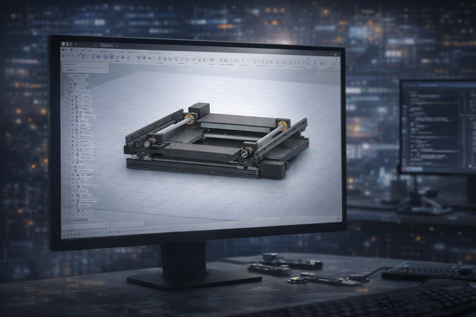 integrated X-ray irradiation subsystem on a monitor