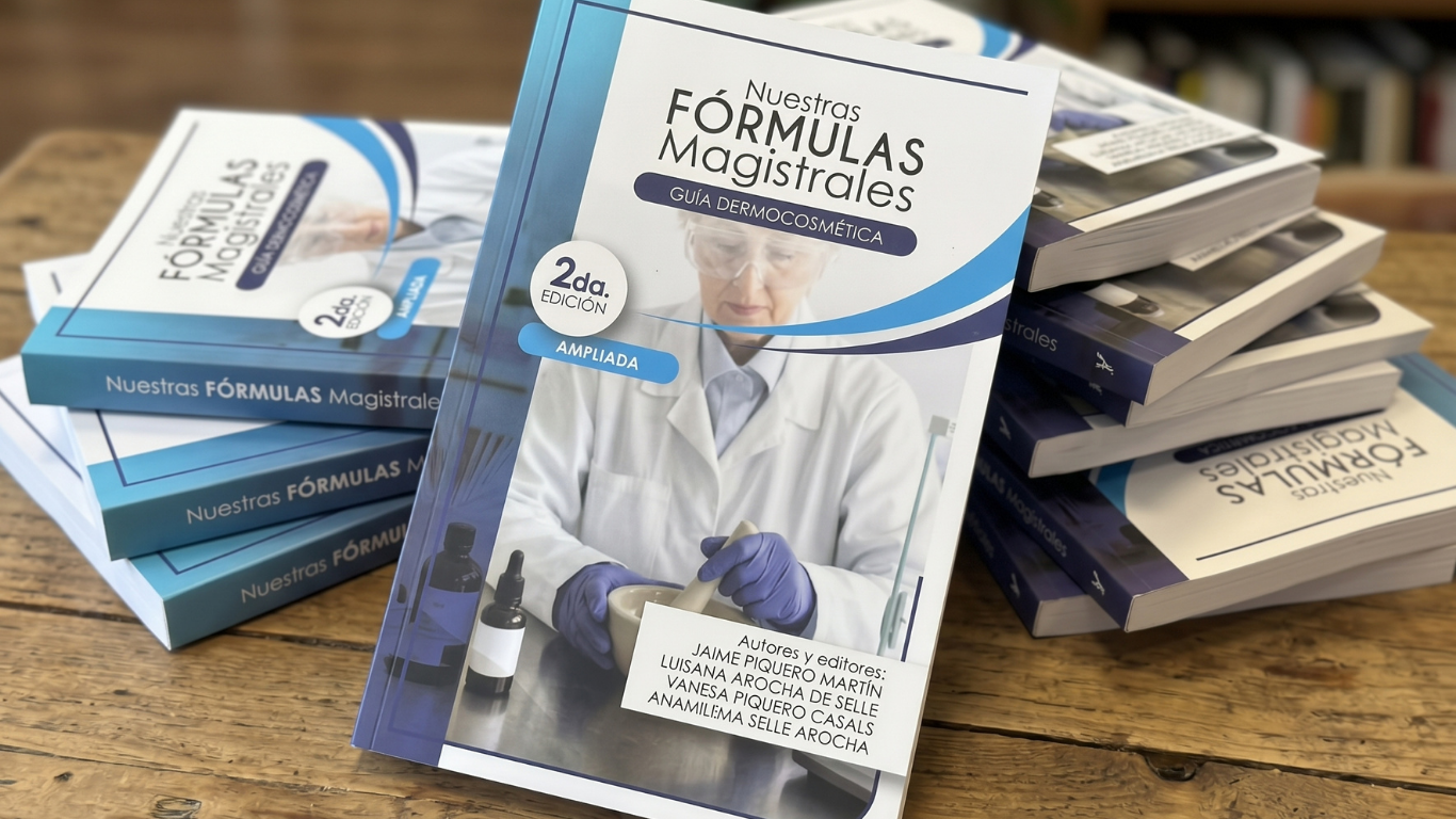 Nuestras Fórmulas Magistrales, 2.ª edición: diez años de evolución en formulación magistral y dermocosmética