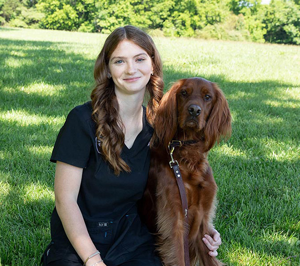 Alison Stanford, Murray State Pre-Vet Student at Trigg County Veterinary Clinic