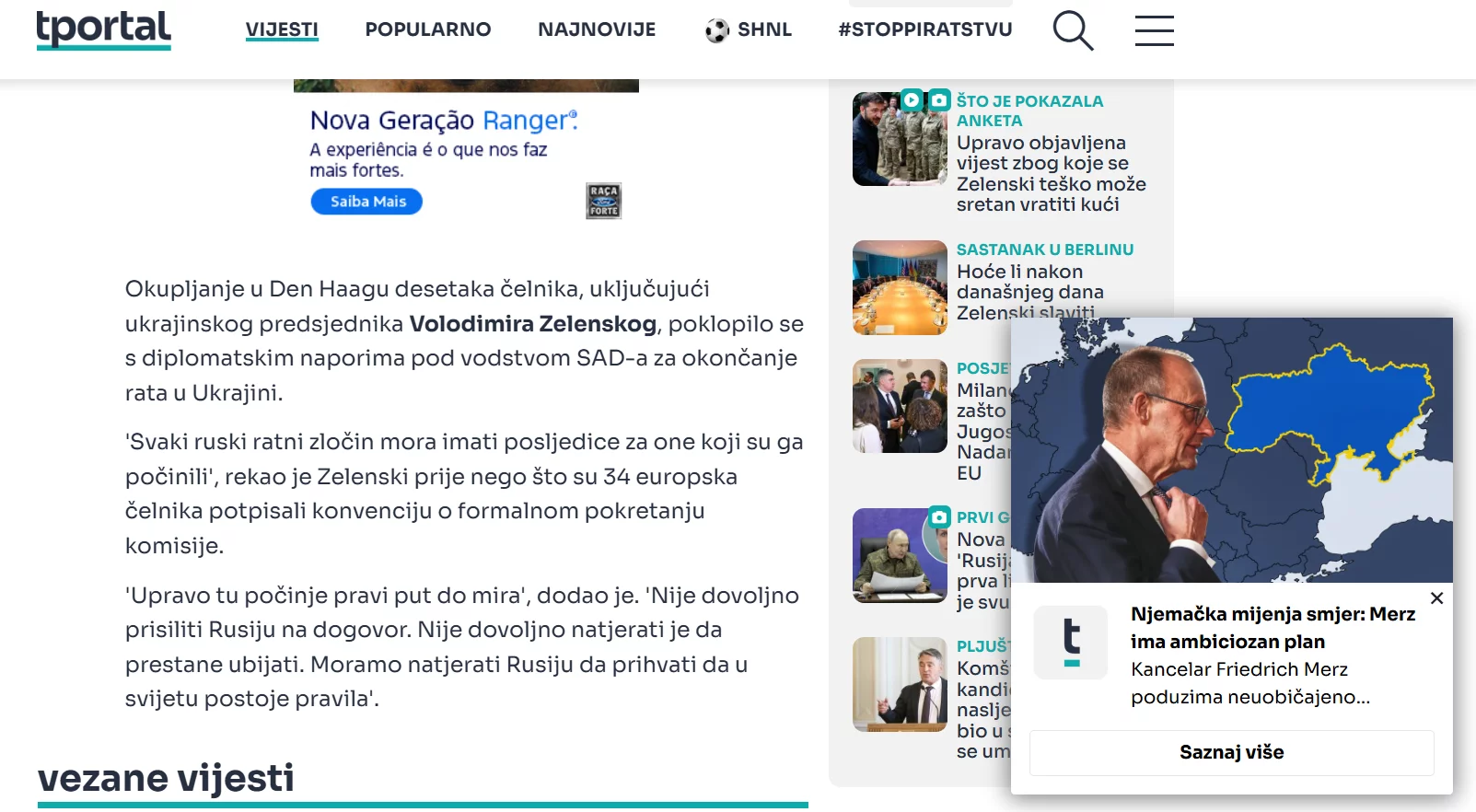 onsite notification tportal