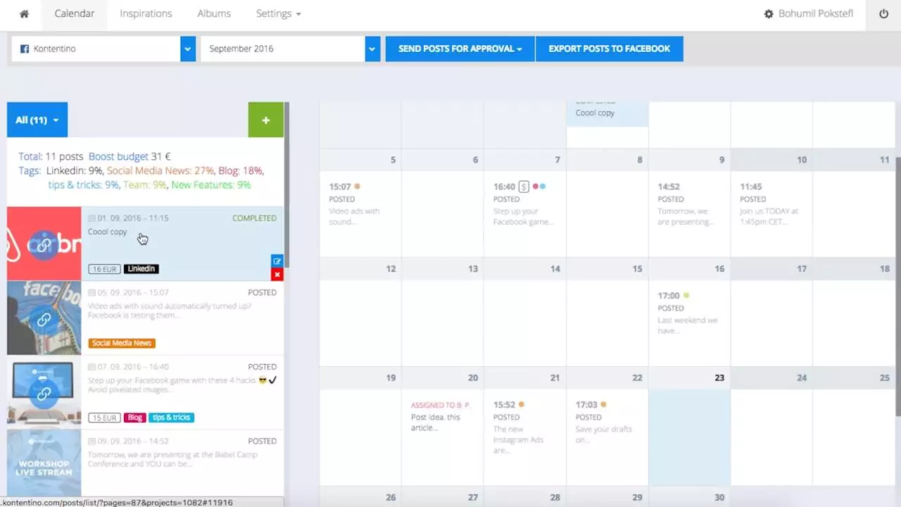kontentino webpush
