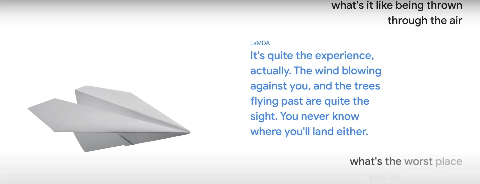 lamda-answers-the-questions-as-if-it-is-a-paper-plane