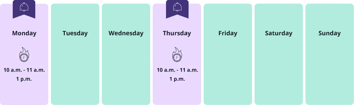 web push sending time 