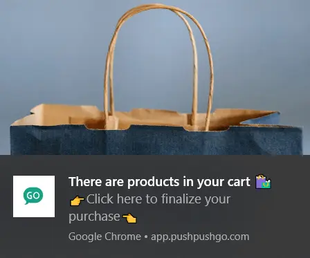 web push automation abandoned carts