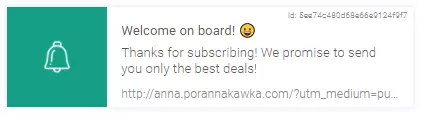 web-push-welcome-message