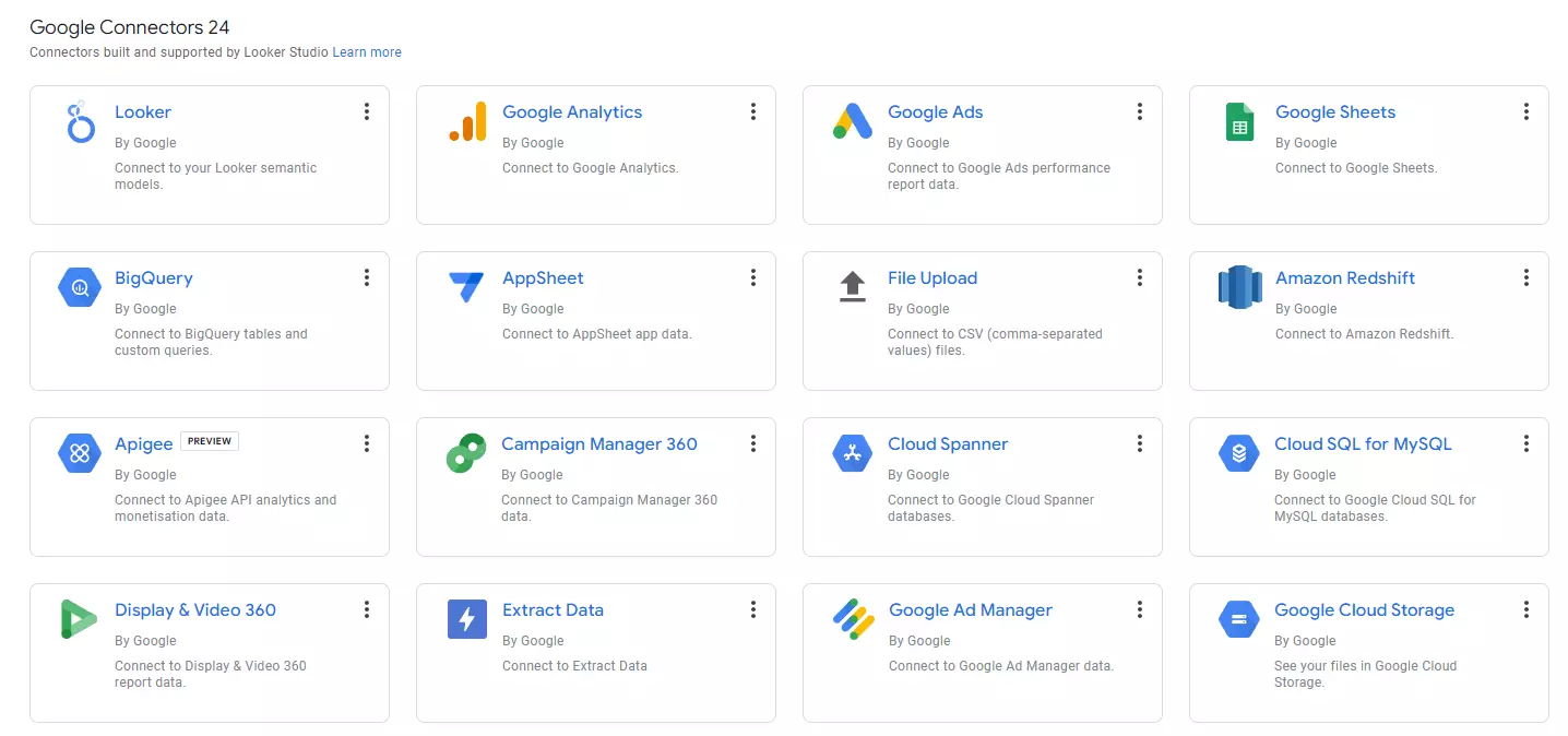 google connectors