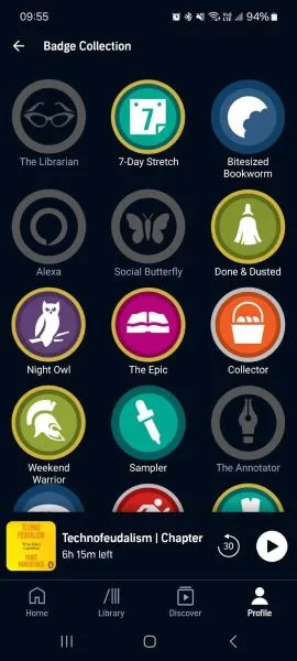 gamification badges in the app