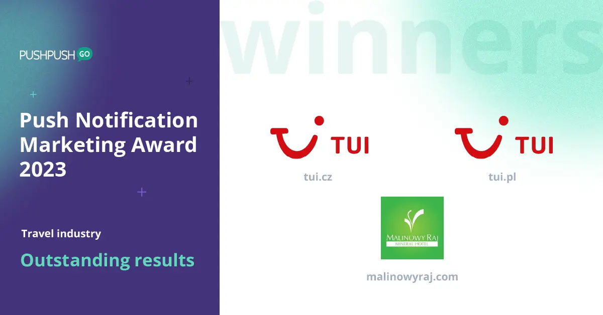 web push marketing award travel