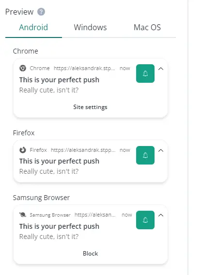 perfect push length