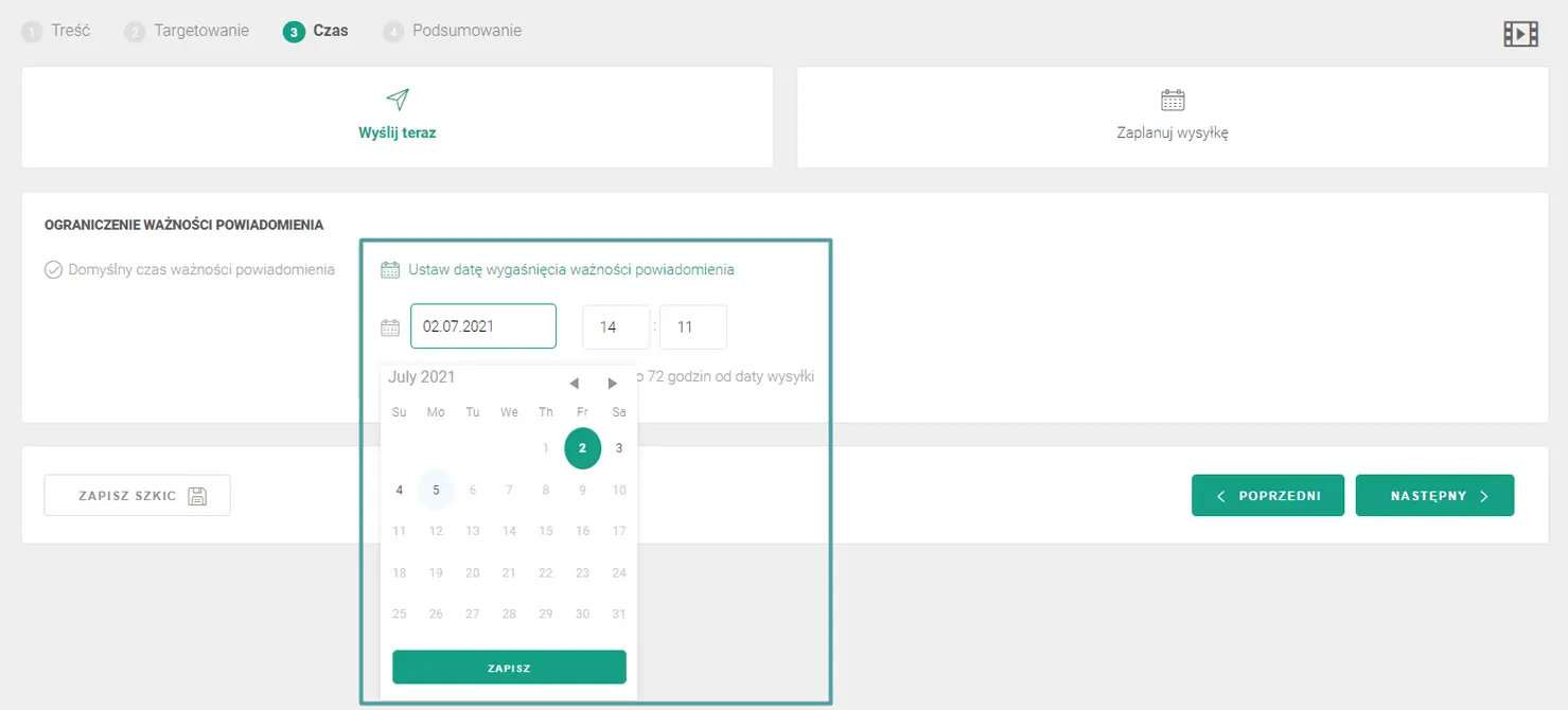 data-wygasniecia-waznosci-powiadomienia-web-push-pushpushgo