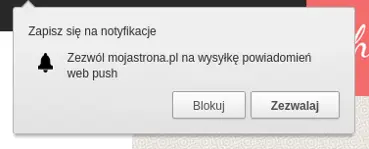 formularz-zapisu powiadomienia web push