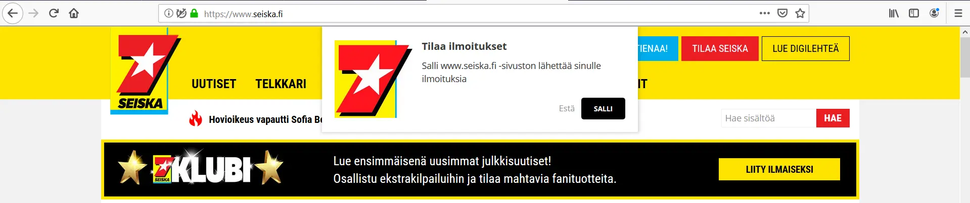 formularz-subskrypcji web push seiska