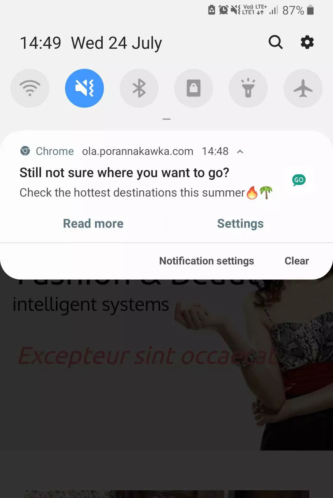 web push na mobile