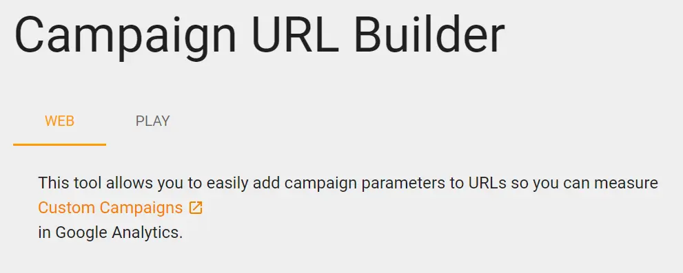 campaign url builder