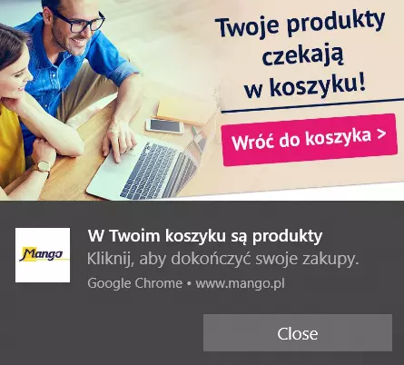 porzucony koszyk mango