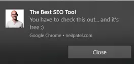 powiadomienie web push-neil-patel-przyklad