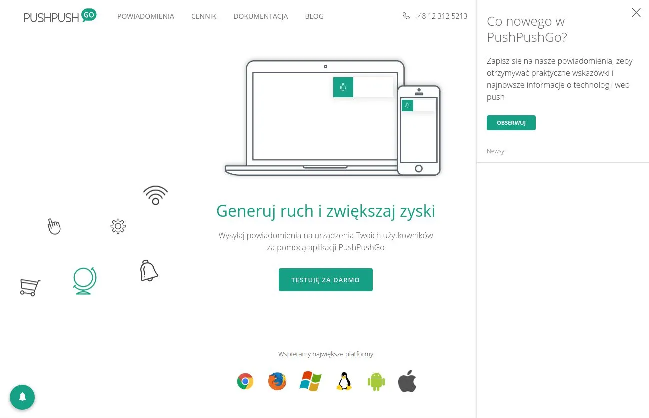 skrzynka odbiorcza web push