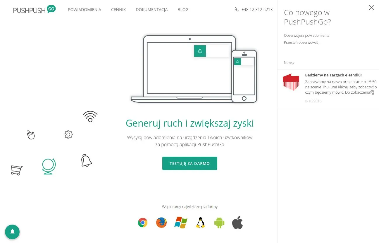 skrzynka odbiorcza web push