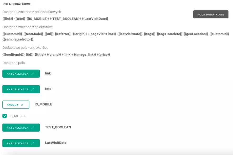 update step w automation