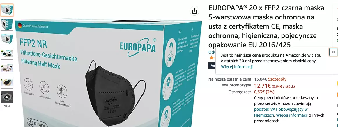 obowiązek podawania ceny omnibus