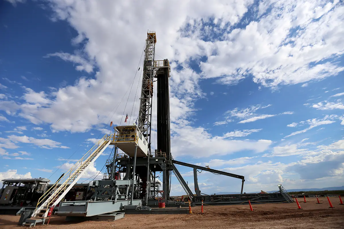 Drilling rig on location
