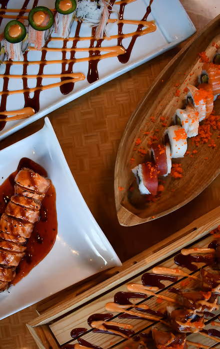 Fresh sushi and teppanyaki menu experiences at Desaki Restaurant