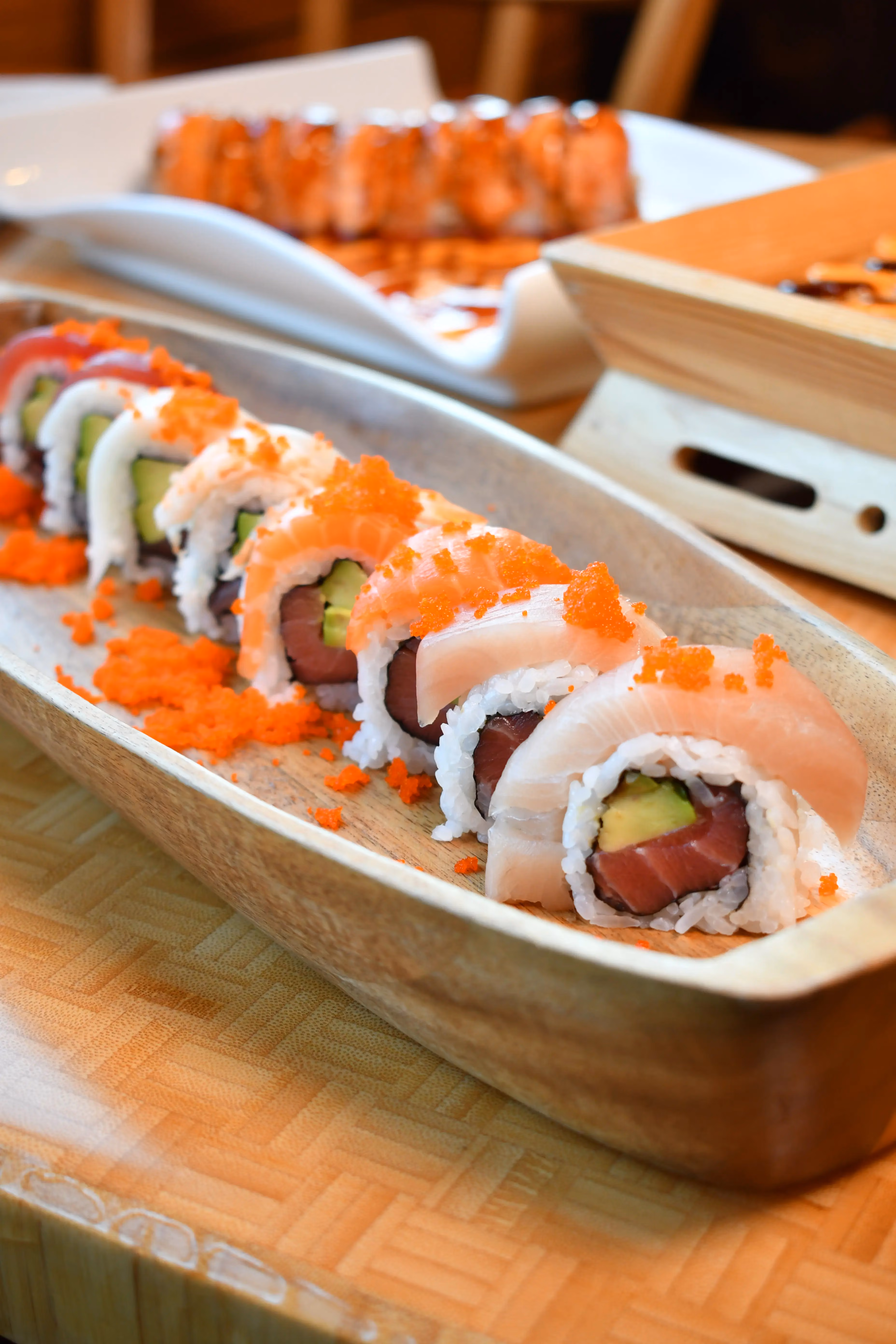 Fresh sushi and teppanyaki menu experiences at Desaki Restaurant