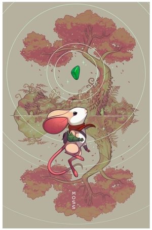 "Twilight Garden", Moss poster featuring Quill by Joy Ang