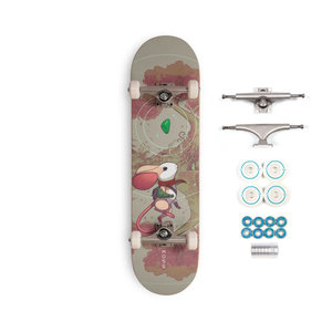 Moss Twilight Garden skateboard by Threadless