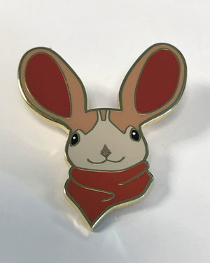 Quill from Moss headshot pin