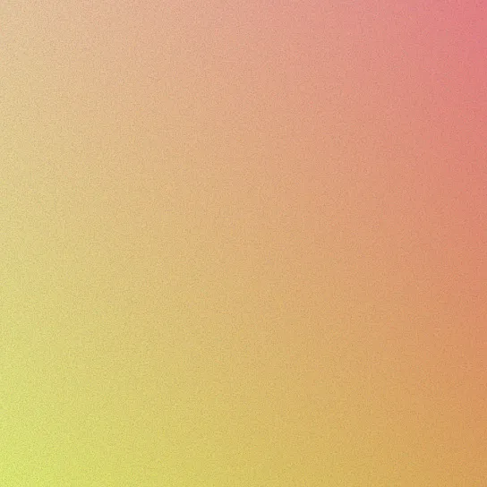 Yellow to red gradient background with a fine pixel texture.