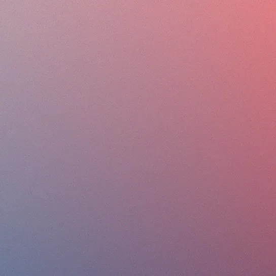 Gradient background transitioning smoothly from blue in the bottom left to red in the top right.