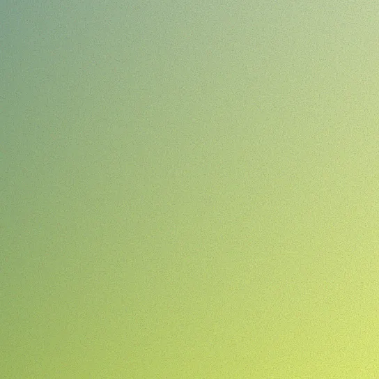 Pixelated gradient background transitioning from dark green in the top left to bright yellow in the bottom right.