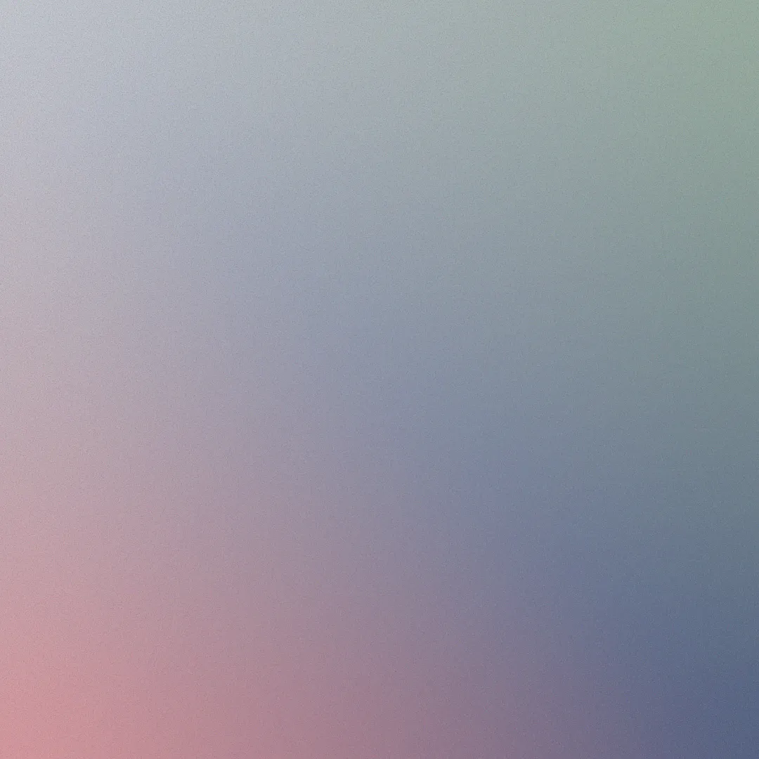 Blurred pixelated gradient background transitioning from pink in the bottom left to green in the top right.