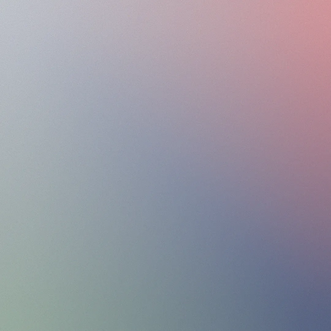 Soft gradient background blending muted green, blue, purple, and pink shades.