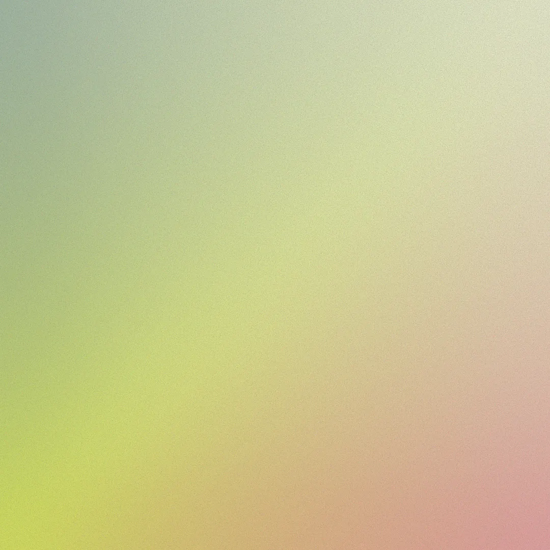Pixelated gradient background transitioning from green on the bottom left to red on the bottom right.