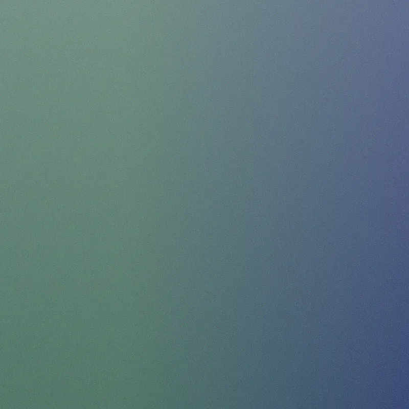 Smooth gradient background transitioning from green on the left to blue on the right.