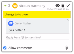 comments and threads