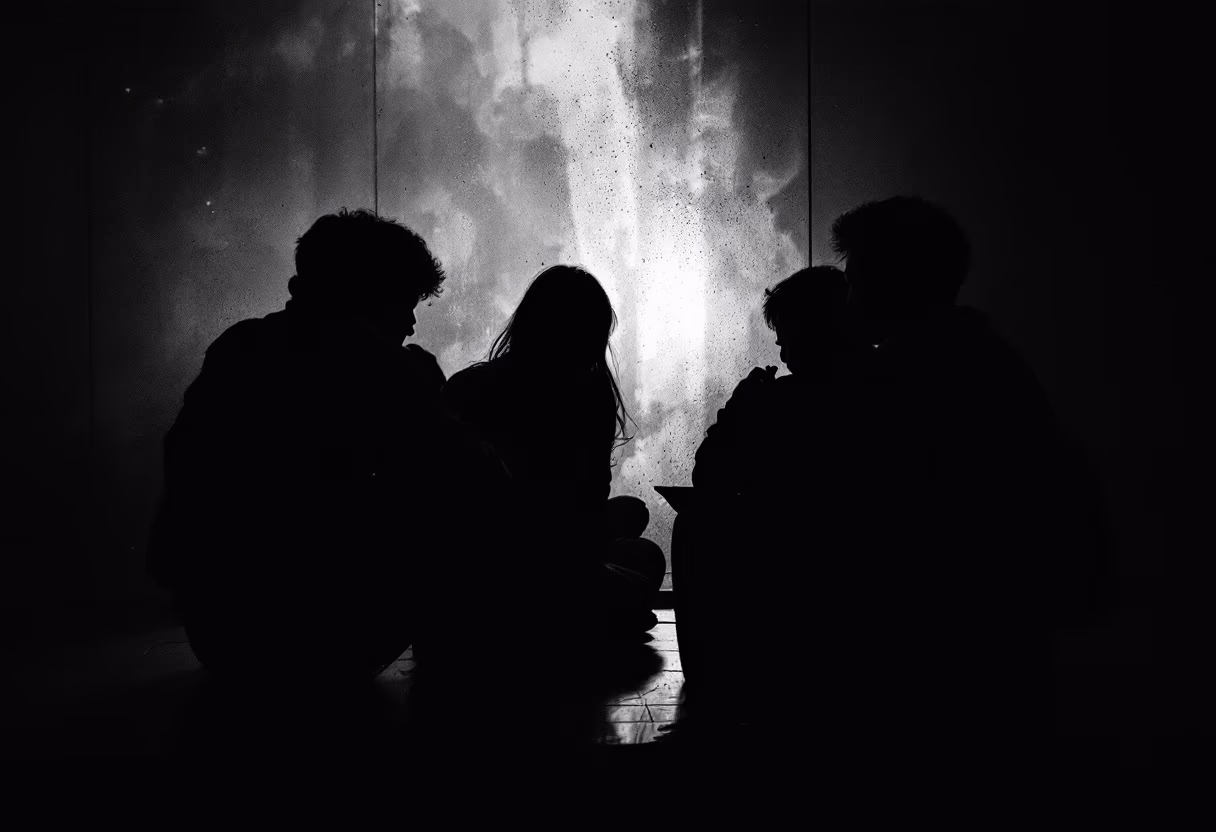 image of students collaborating on a project (for a edtech)