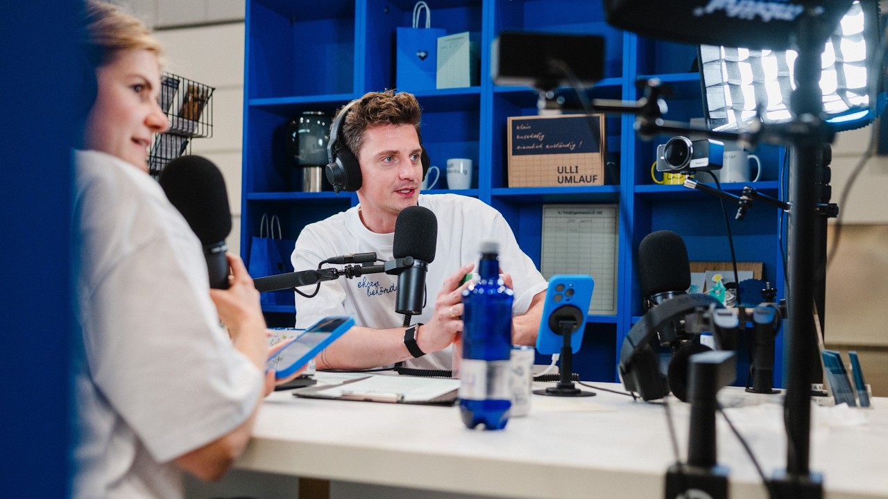 Peter Gneuss und Luisa Welink im Ehrenbehörde-Podcast