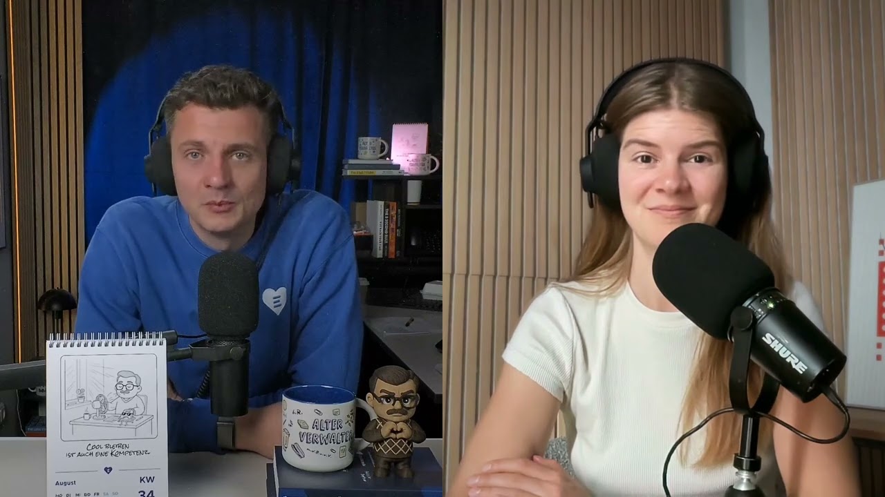 Peter Gneuss und Luisa Welink im Ehrenbehörde-Podcast