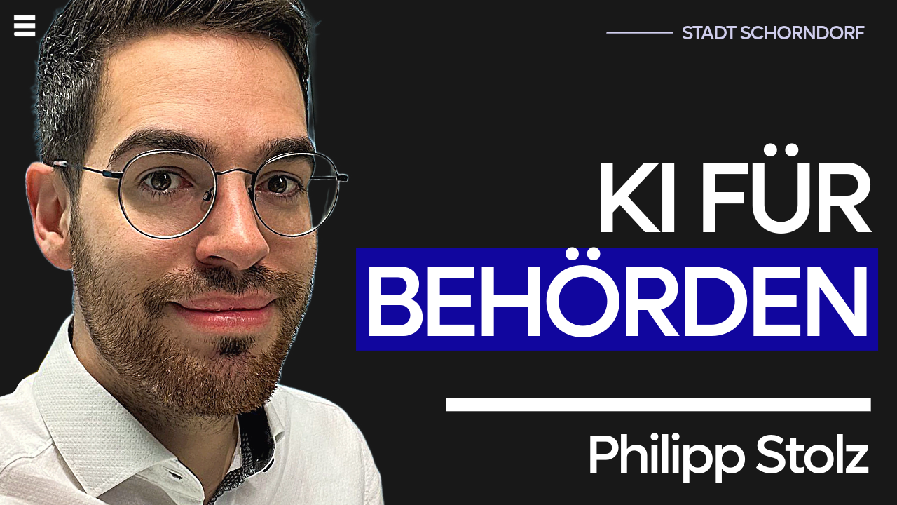 Philipp Stolz, Stadt Schorndorf, im Ehrenbehörde-Podcast