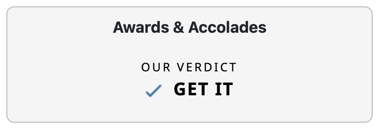 Get it award from Kirkus Review