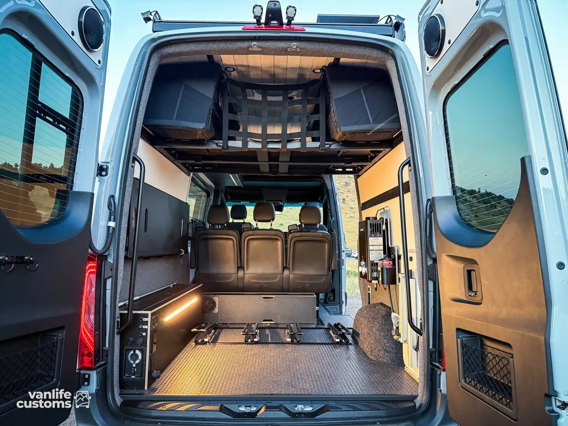 Butcher block kitchen with stainless fixtures