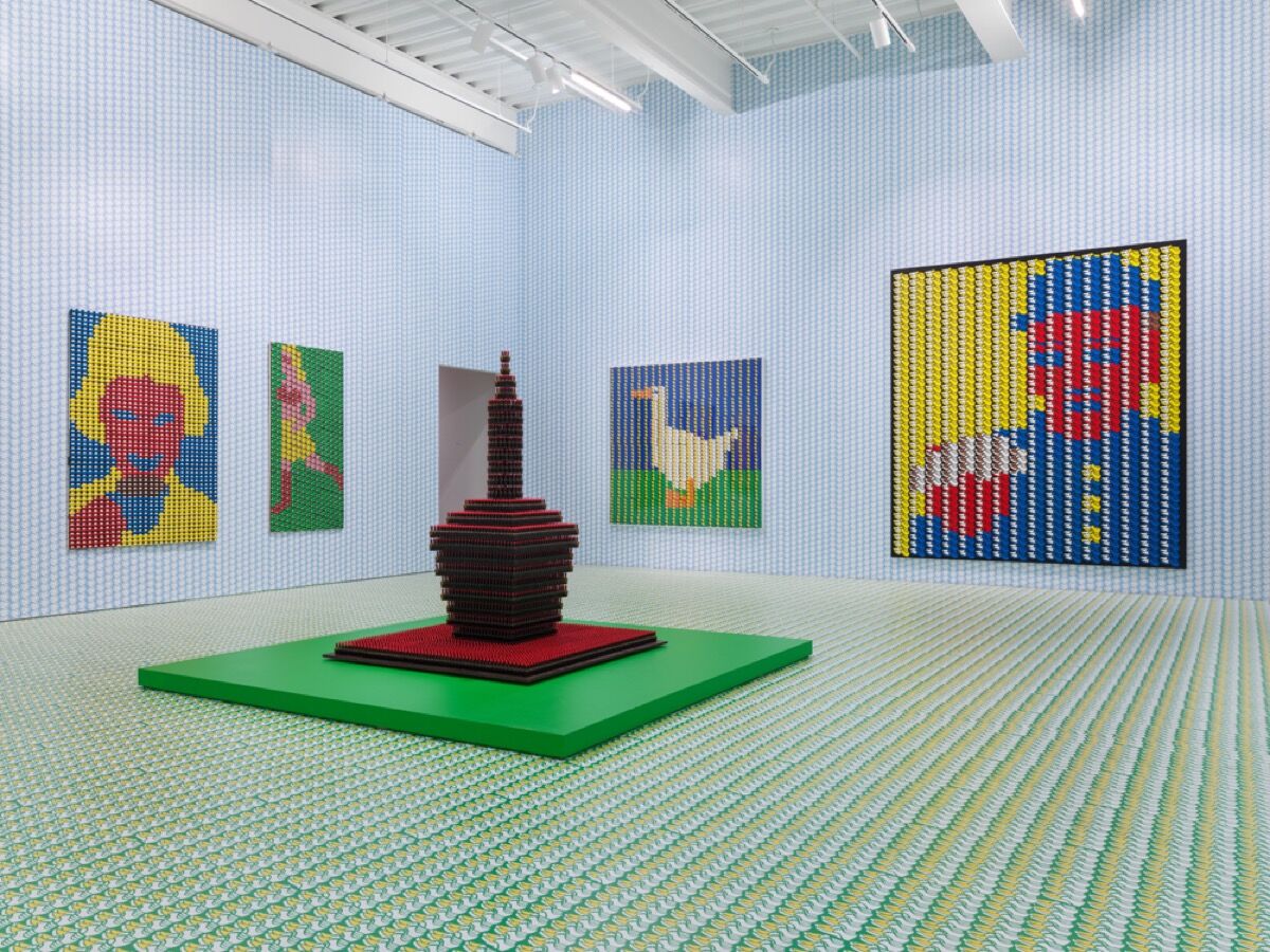 Thomas Bayrle, Play Time — installation at the New Museum